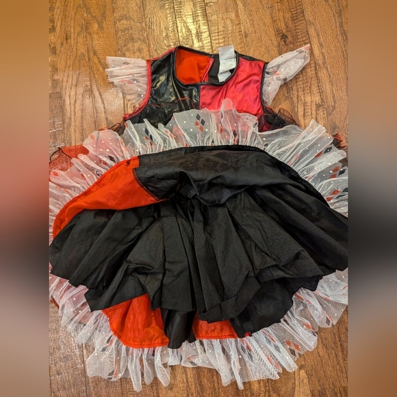 Rubie's Harley Quinn Deluxe Child Costume Tutu Dress Size Large 10-12 - Picture 4 of 14